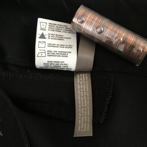 [Denver Hayes] Black False Pocket Dress Capris | 12 | Great - Picture 14 of 14